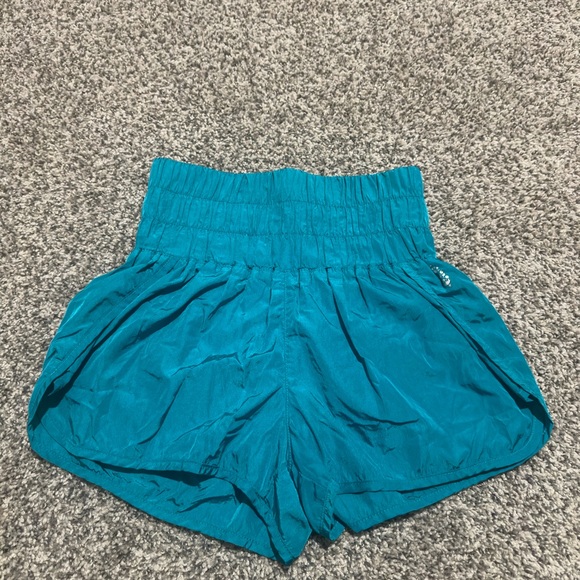 FP Movement High Waist Blue Shorts - Picture 1 of 5